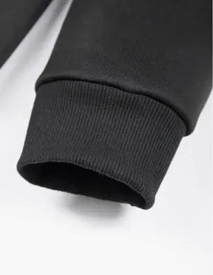 2 Pcs Men's Fleece Plain Zipper Track Suit